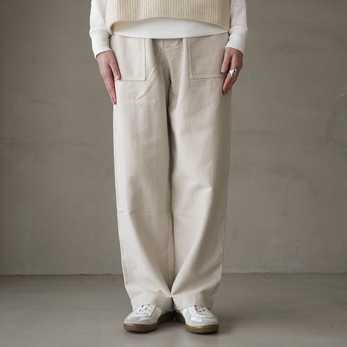 ○(e253t170) / evam eva (エヴァムエヴァ) / brushed cotton wide
