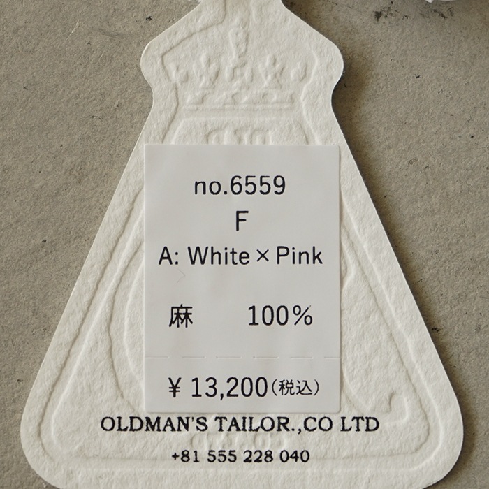 6559) / R&D.M.Co-/OLDMANS TAILOR(アールアンドディーエムコー