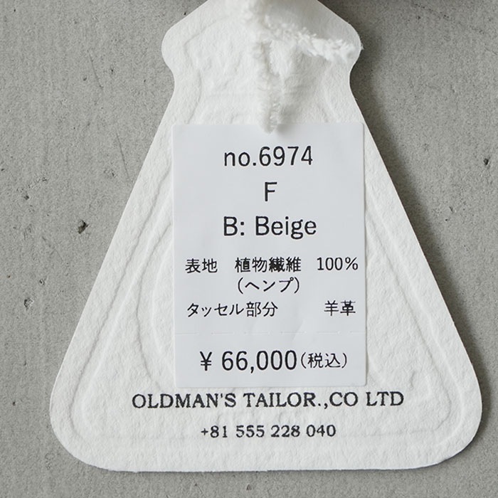 50%OFF】(6940）/ R&D.M.Co-/OLDMANS TAILOR(アールアンド