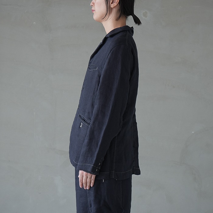 新品Vlas Blomme ヴラスブラムラチネテーラードジャケット-24aw 