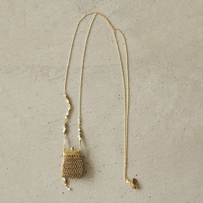31401016) / Vlas Blomme (ヴラスブラム) / Mesh Pouch ネックレス