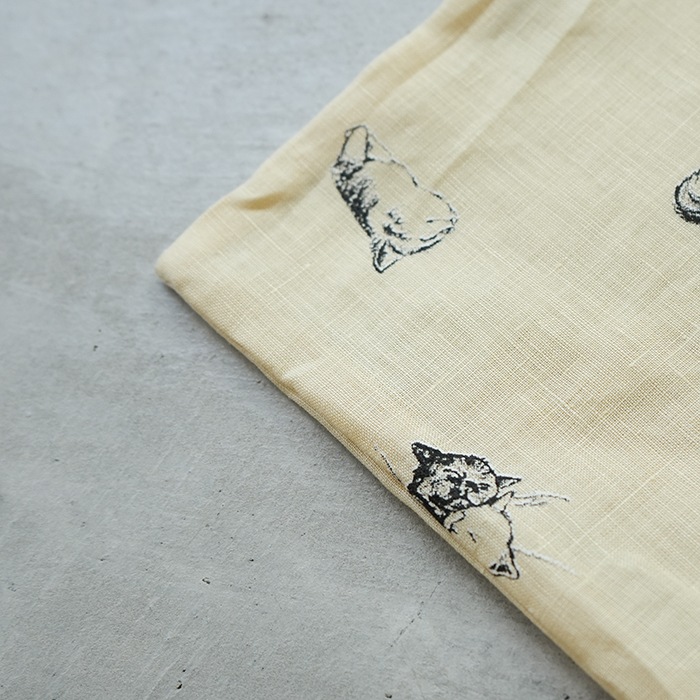 オールドマンズテーラー スカーフ　ネコ R & D.M.Co- オールドマンズテーラー パネル シルク スカーフ