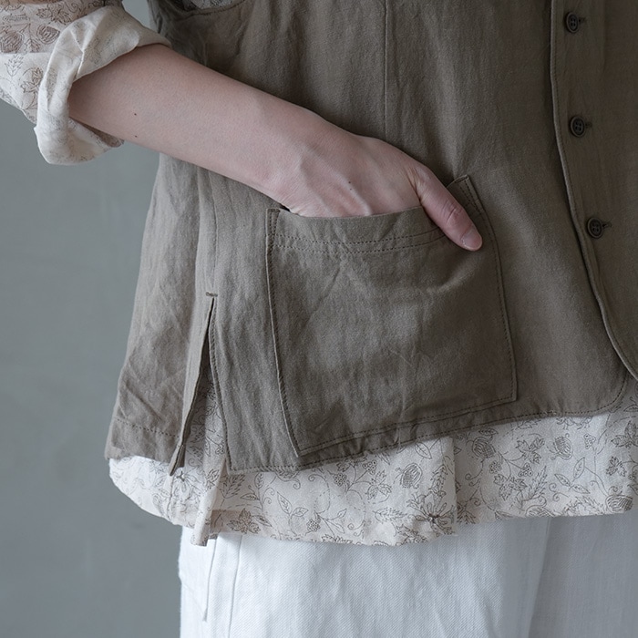 30%OFF】(13119053) Vlas Blomme (ヴラスブラム) /Linen Viscose