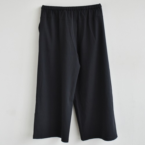 evameva/ cotton double wrap pants  黒 evameva/ cotton double wrap pants 黒