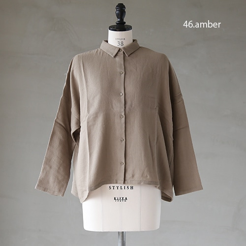 e213t055) / evam eva(エヴァムエヴァ) / cotton shirt(コットン