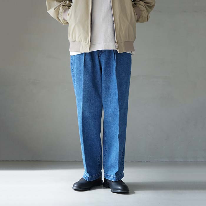 FARAH / ファーラーTwo Tuck Wide Tapered Pants