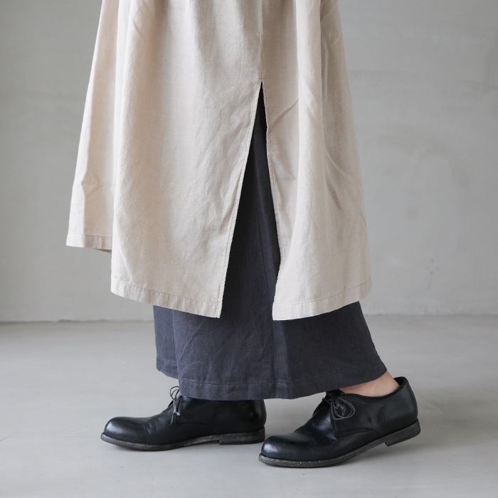 e223t038) / evam eva (エヴァムエヴァ) / cotton silk OP(コットン