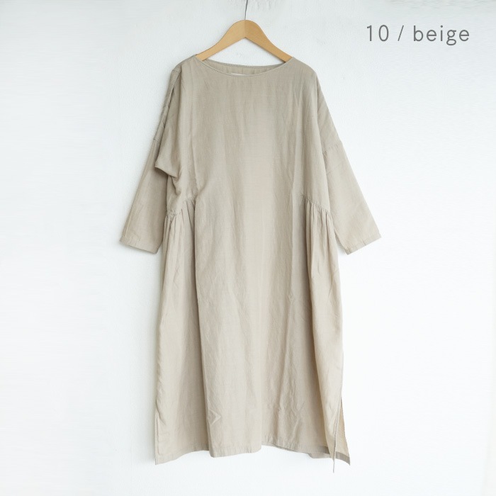 e223t038) / evam eva (エヴァムエヴァ) / cotton silk OP