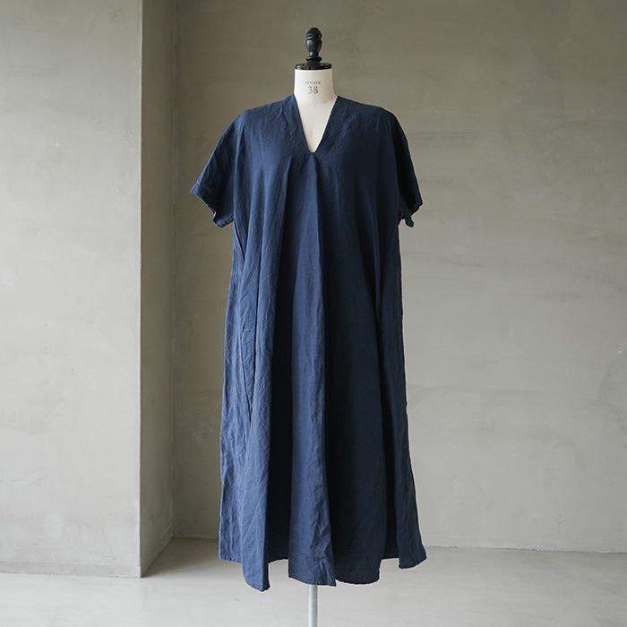 Atelier d'antan (アトリエ ダンタン) Varda Linen Dress