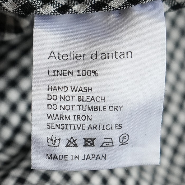 □(a232231td601) Atelier d'antan (アトリエダンタン) / Varda Linen