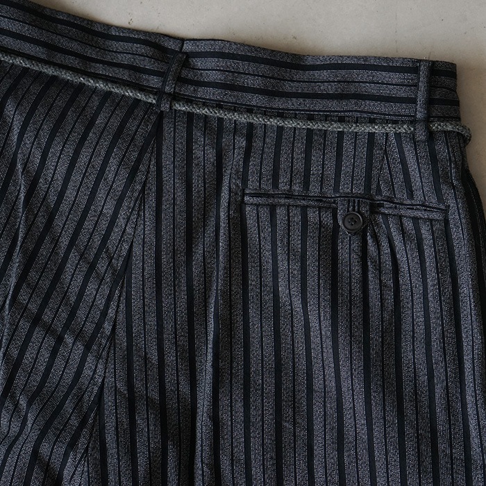 ys-24ss-20) YOKOSAKAMOTO(ヨーコサカモト) / CLASSIC WIDE TROUSERS