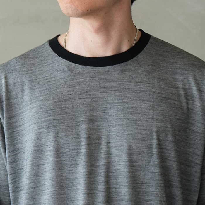 bn-26sm-073) / BATONER(バトナー) / Men SUMMER WOOL T-SHIRT(サマー