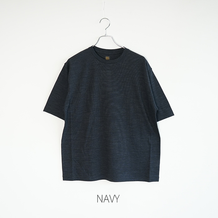 bn-26sm-073) / BATONER(バトナー) / Men SUMMER WOOL T-SHIRT(サマー