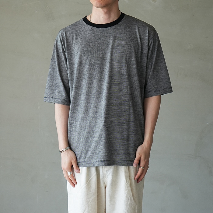 bn-26sm-073) / BATONER(バトナー) / Men SUMMER WOOL T-SHIRT(サマー