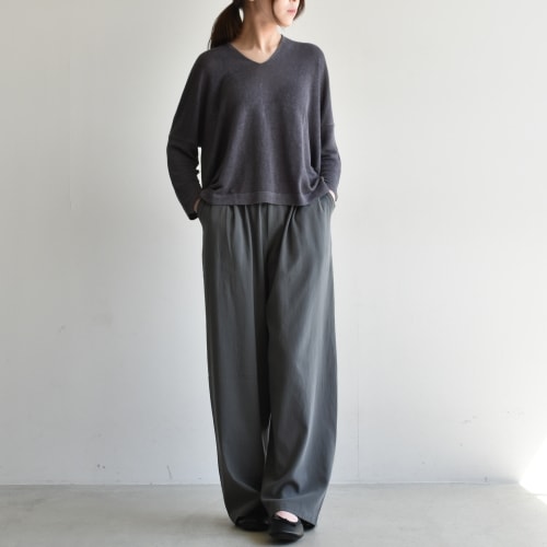 e201t120) / evam eva(エヴァムエヴァ) / double gather PT