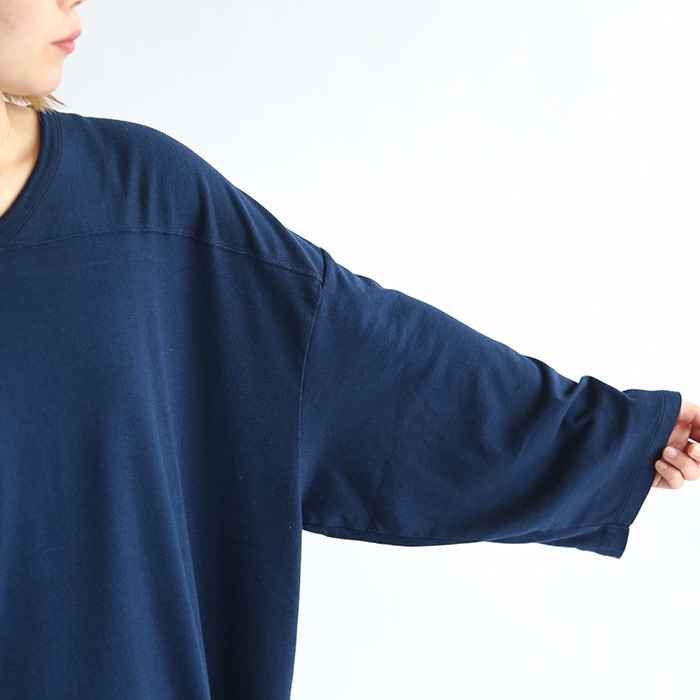 50%OFF】(l2201-cs009) / LENO(リノ) / FOOT BALL OVERSIZED T