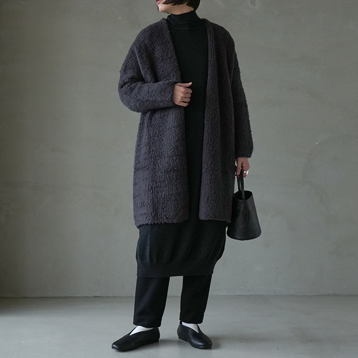 ◎□（e243k180) / evam eva(エヴァムエヴァ) /boa robe
