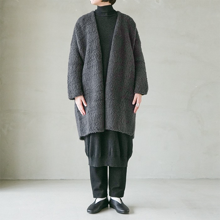 ◎□（e243k180) / evam eva(エヴァムエヴァ) /boa robe