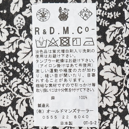 5096) / R&D.M.Co-/OLDMANS TAILOR(アールアンドディーエムコー