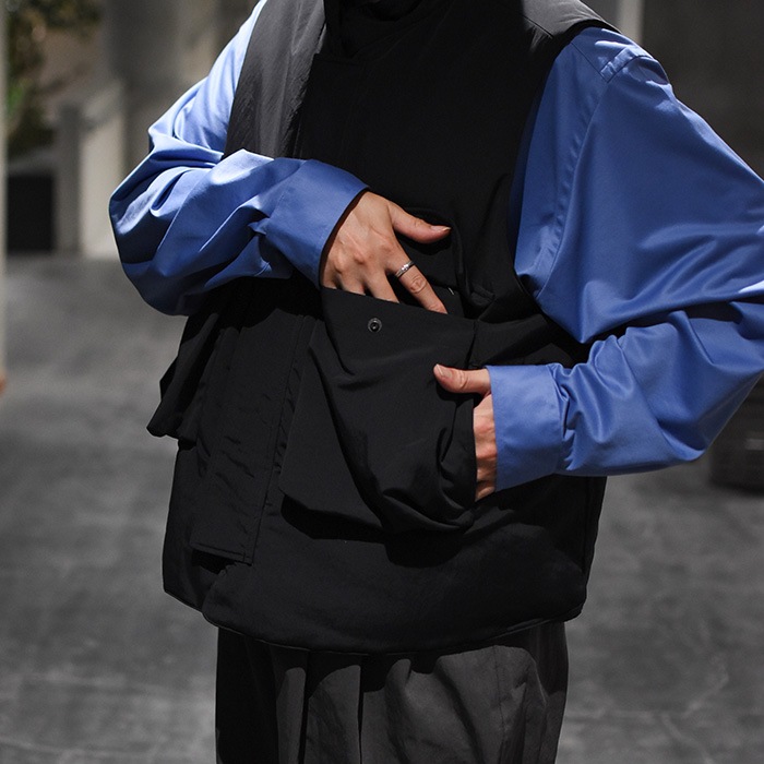 30%OFF】(kon-ve01243) / kontor(コントール) / PADDED FLAK VEST (パ