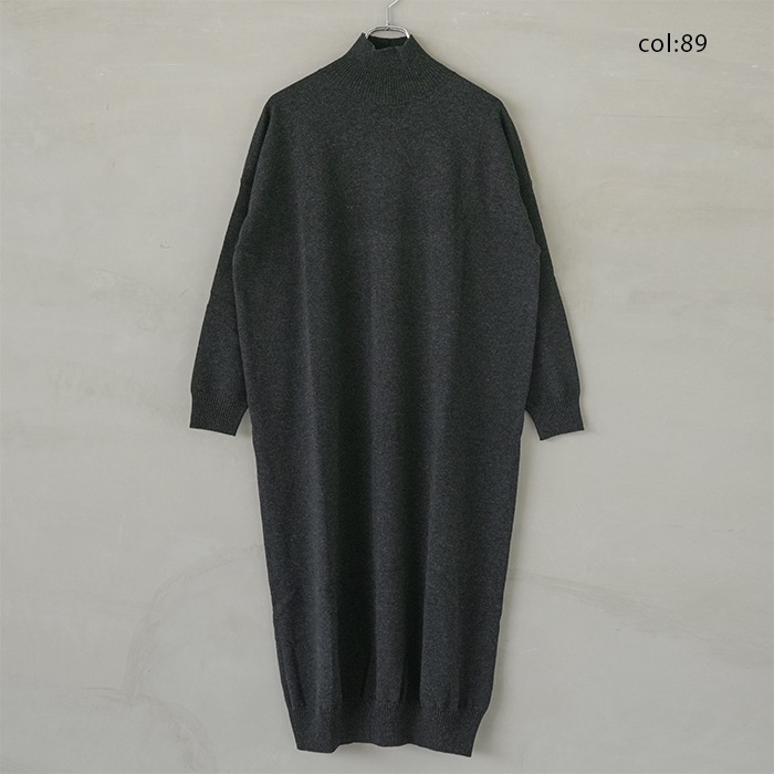 □（e243k182) / evam eva(エヴァムエヴァ) /wool one-piece (ウール