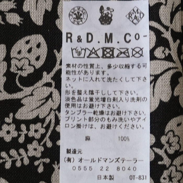 7768）/ R&D.M.Co-/OLDMANS TAILOR(アールアンドディーエムコー