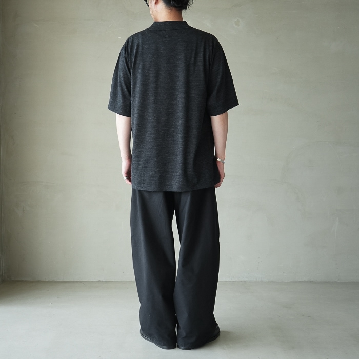 bn-26sm-074) / BATONER(バトナー) / SUMMER WOOL POLO T-SHIRT(サマー