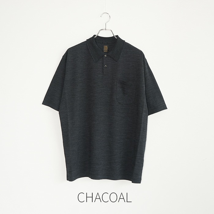 bn-26sm-074) / BATONER(バトナー) / SUMMER WOOL POLO T-SHIRT(サマー