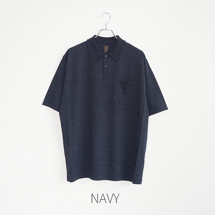 bn-26sm-074) / BATONER(バトナー) / SUMMER WOOL POLO T-SHIRT(サマー