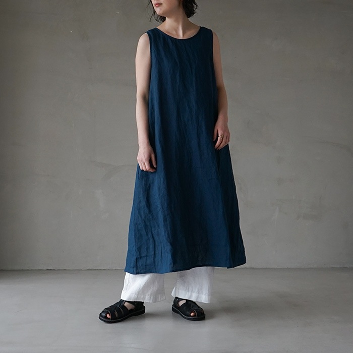 美品✨Vlas Blomme ヴラスブラム リネンシャツワンピース 13222093-m1.jpg