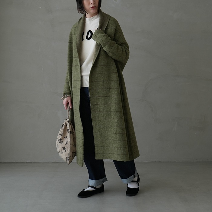 新品未使用R&D.M.Cop-ブランケットWINDOW PANE 新品未使用R&D.M.Cop-ブランケットWINDOW PANE CHECK BLANKET