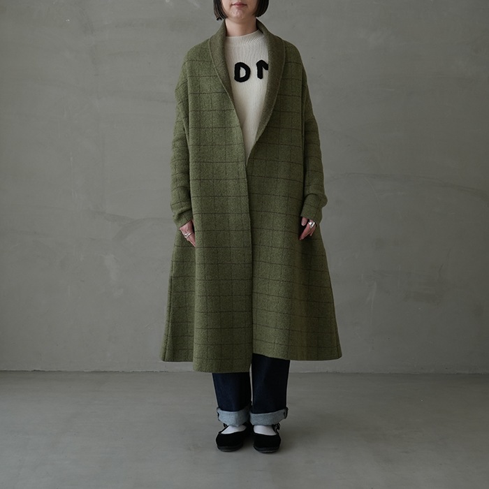新品未使用R&D.M.Cop-ブランケットWINDOW PANE