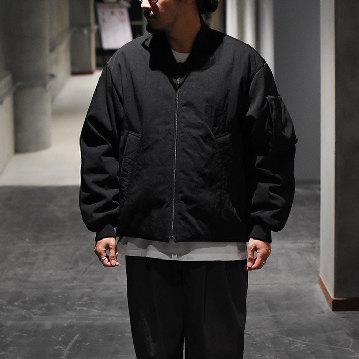 20%OFF】(kon-bl02243) / kontor(コントール) / PADDED FLIGHT JACKET