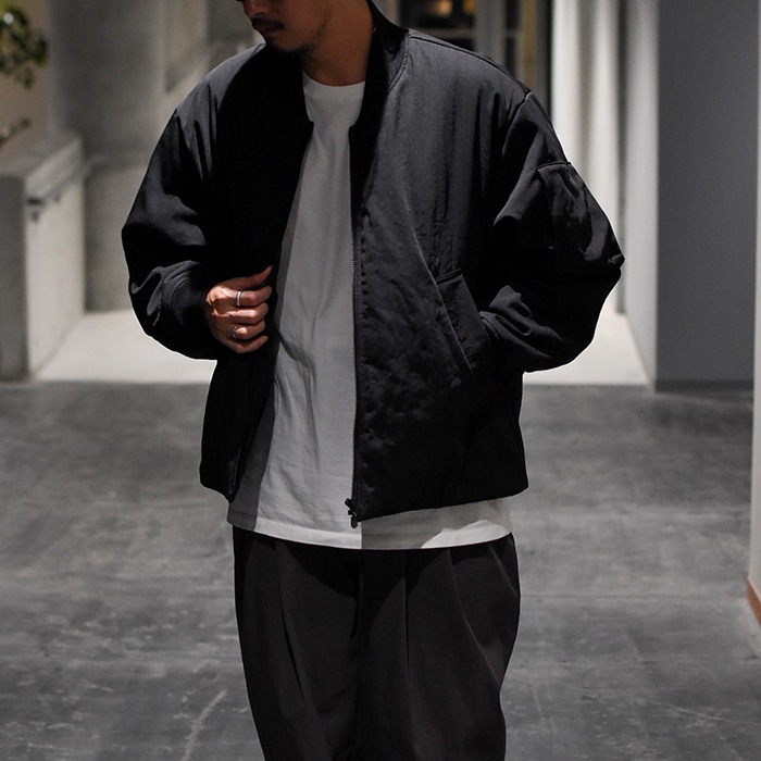 20%OFF】(kon-bl02243) / kontor(コントール) / PADDED FLIGHT JACKET 