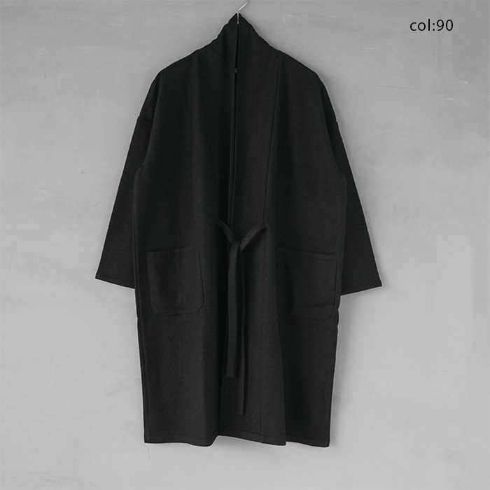 □（e243c171) / evam eva(エヴァムエヴァ) /wool robe (ウール ローブ