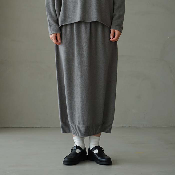 e213k134) / evam eva(エヴァムエヴァ) / cashmere skirt(カシミア