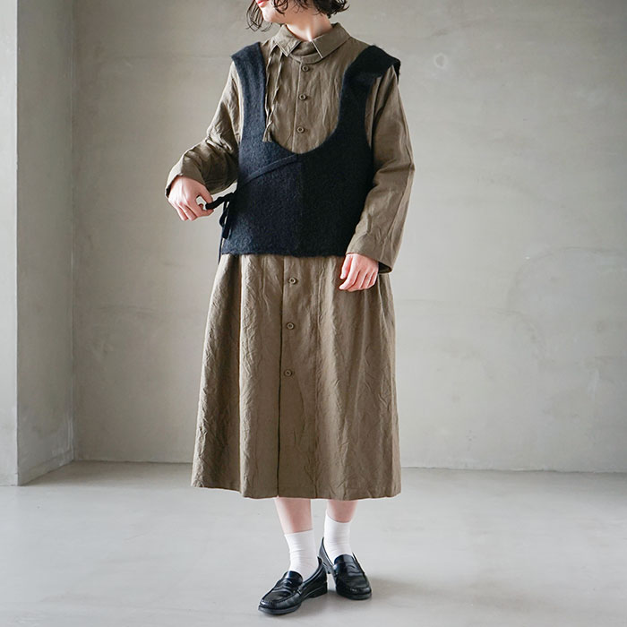 50%OFF】(11310102) Vlas Blomme (ヴラスブラム) / エプロンジレ