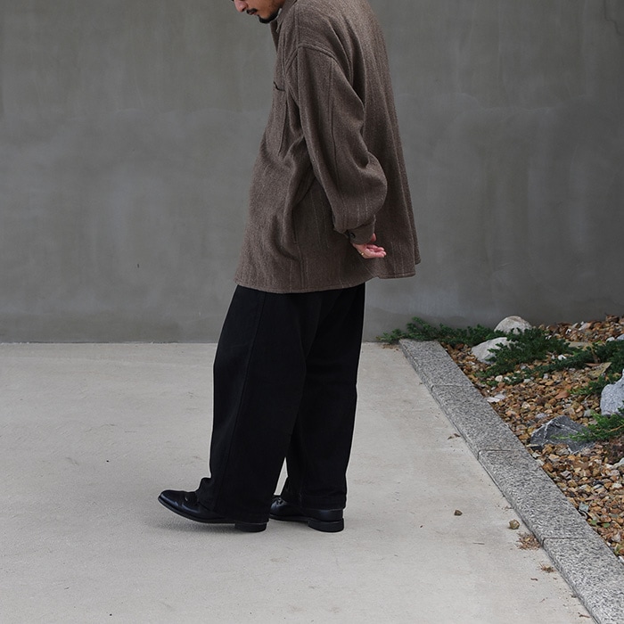 ys-24aw-15) YOKOSAKAMOTO(ヨーコサカモト) / KASURI WORK SHIRT