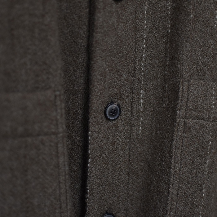 ys-24aw-15) YOKOSAKAMOTO(ヨーコサカモト) / KASURI WORK SHIRT