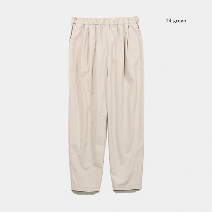e231t116) / evam eva (エヴァムエヴァ) /cotton tuck pants(コットン