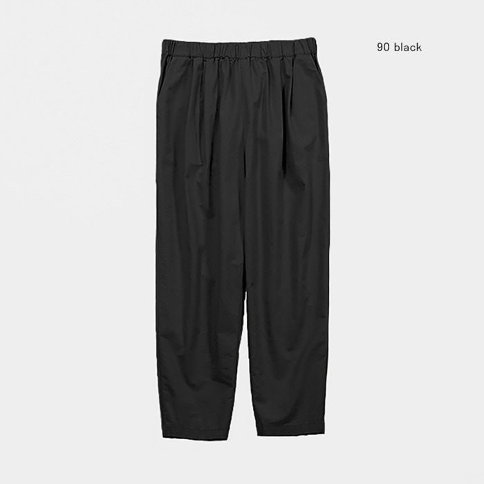 evam evaの綿ナロータックパンツ evam eva エヴァムエヴァ linen tuck pants リネンタックパンツ