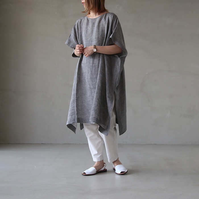 e221t199) / evam eva(エヴァムエヴァ) / cotton tuck pants(コットン