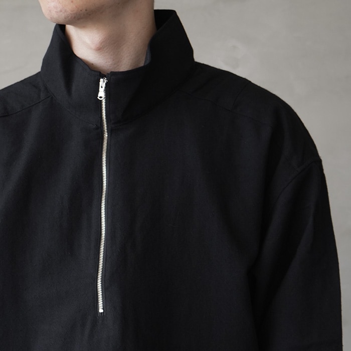 アンジ様 ○(anc-sh72) / ANCELLM (アンセルム) / WOOL HALF ZIP PULL OVER