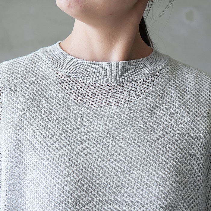 □(e261k185) / evam eva (エヴァムエヴァ) / dry silk vest(ドライ
