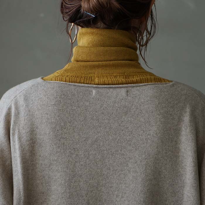 e213k078) / evam eva(エヴァムエヴァ) / wool pullover(ウール