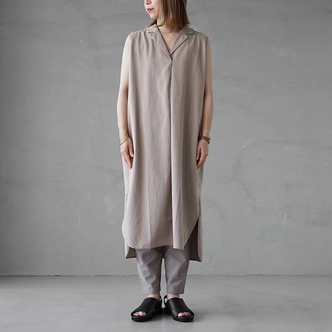 e221t198) / evam eva(エヴァムエヴァ) / cotton sleeveless one