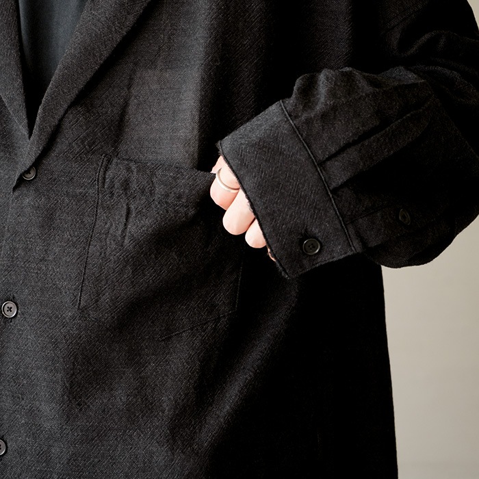 ancellm アンセルム リネン テーラードジャケット size1 値下げ】ANCELLM 2023SS LC TAILORED JACKET コットンリネン