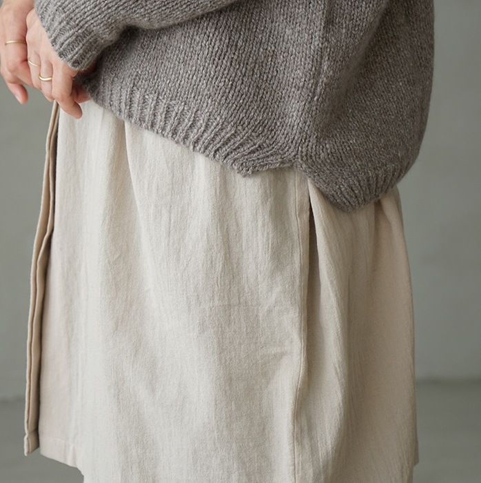 evam eva/ cashmere sable tweed turtle