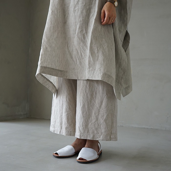 e221t193) / evam eva(エヴァムエヴァ) / linen poncho(リネン