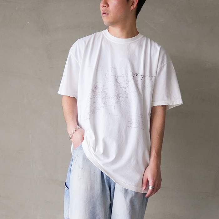 anc-ct111) / ANCELLM (アンセルム) /OLDMAP T-SHIRT（オールド